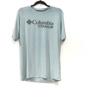 Columbia Dry Fit Sport Shirt Mens Titanium Size Medium Sportswear T-Shirt